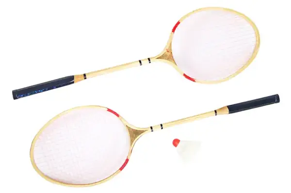 Бадмінтон J-21 дерев'яний, 2 ракетки, воланчик, в сітці 66 см купити