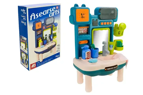 Умивальник 5808B світло, звук, вода, набір для вмивання коробка 40*27*11см купити