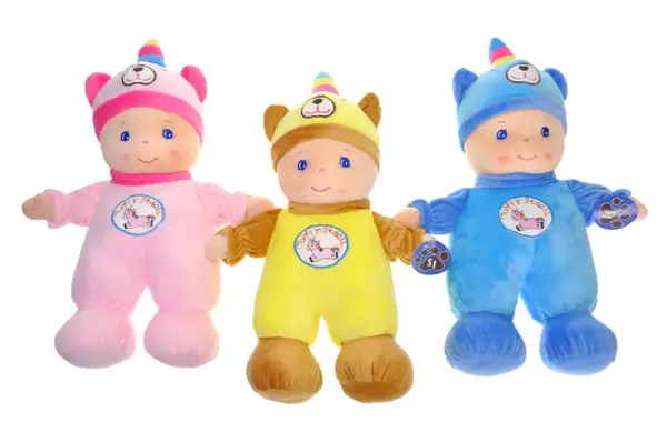 Лялька м"яка музична (рос), 3 види, в кульку B1603 р.41см купити