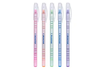 Ручка кулькова 411032 "Flower Pearl Coated " масляна, 0.6 мм, синя 1Вересня купити