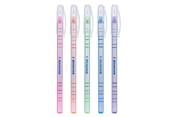 Ручка кулькова 411032 "Flower Pearl Coated " масляна, 0.6 мм, синя 1Вересня купити недорого в Україні, фото 2