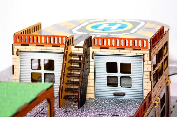 Дерев'яний Арт-19438 "Паркінг №2" 194 дет., розмір паркінгу 64.5х81х38 см, розмір упаковки 46.5х30.5х15 см PuzzleOk купити недорого в Україні, фото 3