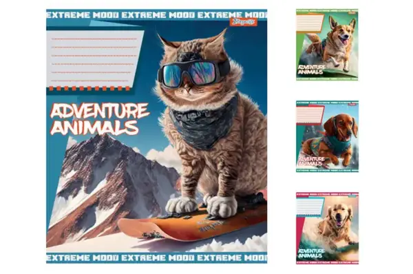 Зошит 18 аркушів лінія в асортименті YES/1 Вересня купити