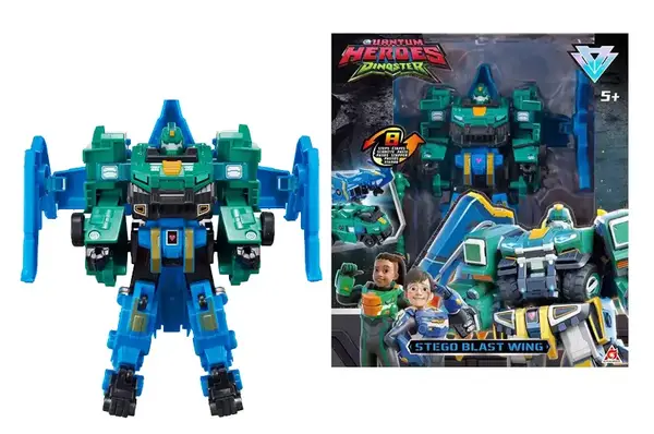 Набір ігровий з роботом-трансформером EU580812 СТЕГО БЛАСТ ВІНГ (2 машини) DINOSTER купити