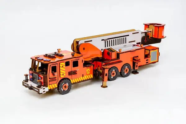 Конструктор Puz-00921"Пожежна Машина"(розмір моделі 50x13x10см) PuzzleOk купити недорого в Україні, фото 8