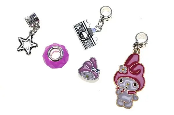 Біжутерія дитяча типу Пандора, шарми, 3 види в саквояжі 731/736/741/760/467129 купити недорого в Україні, фото 6
