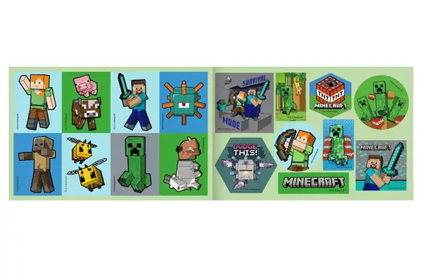 Розмальовка А4 Yes "Minecraft" з наліпками та завданнями, 12 стор. 743222 купити недорого в Україні, фото 3