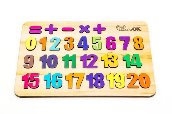 Сортер Арт-11230 "Цифри" дерев'яний PuzzleOK купити недорого в Україні, фото 3