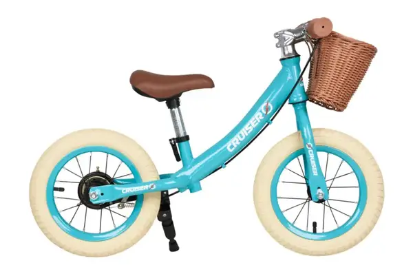 Двоколісний велосипед-біговел Maraton Crussier STORY синій, молочний, надувні колеса 12 дюймів купити недорого в Україні, фото 3