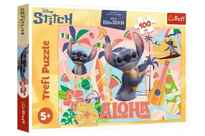 Пазли - 100 елм. - 16495 "Ліло і Стіч та друзі" Trefl купити