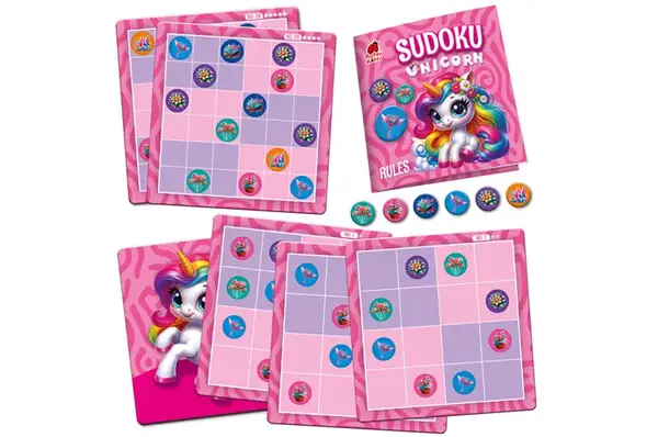 Магнітна гра RK2150-02 Roter Käfer Судоку Єдиноріг VladiToys купити недорого в Україні, фото 2