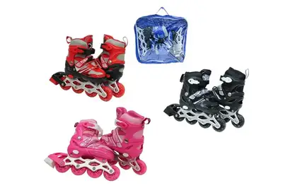 Ролики RL2413 S (29-33) метал. рама, колеса PU 1 світло, 3 кольори купити