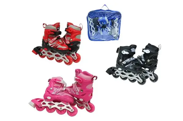 Ролики RL2413 S (29-33) метал. рама, колеса PU 1 світло, 3 кольори купити