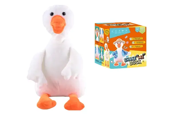 Каченя м'яке "SHAKE ME" з пікалкою в коробці YC880A р.20,3*18,8*16см купити