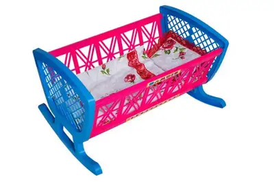 Ліжечко з постіллю для ляльок 006/1 BAMSIC купити