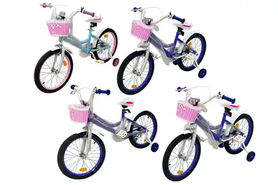 Велосипед дитячий 2-х колісний 18'' 211812 Like2bike Jolly, бузковий/бірюзовий рама сталь, з дзвінком, ручні гальма купити