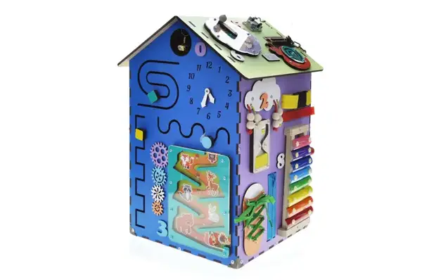 Бізібудинок Різнокольоровий 200124 55х30х30 см купити недорого в Україні, фото 2