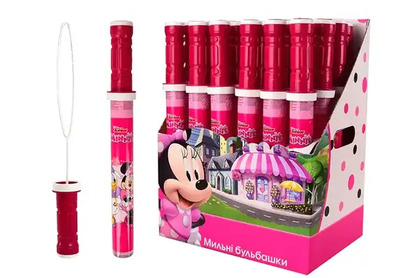 Бульбашки мильні меч "Minnie Mouse" 24шт в коробці S-1640 Dreams купити