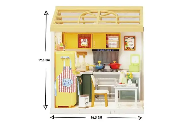 Конструктор-румбокс 8005 MINI HOUSE серії "Інтер'єр" – КУХНЯ (світло) купити недорого в Україні, фото 3