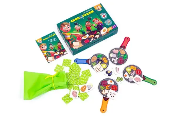 Настільна гра "Crazy Koko. Сковорідки" VT2309-01 VladiToys купити недорого в Україні, фото 2