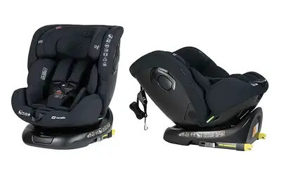 Автокрісло CRL-15802 Asteroid Midnight Black i-Size 40-150см ISOFIX, поворот, якір CARRELL купити