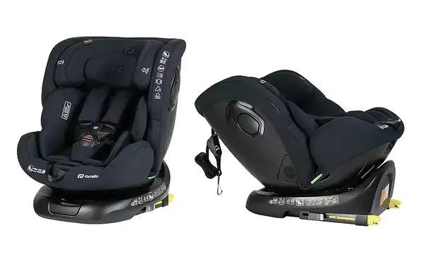 Автокрісло CRL-15802 Asteroid Midnight Black i-Size 40-150см ISOFIX, поворот, якір CARRELL купити