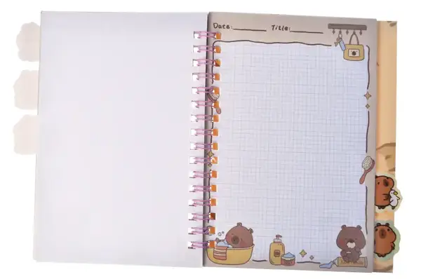 Блокнот дитячий з наліпками "Капібара" МК 142 купити недорого в Україні, фото 3