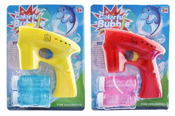 Пістолет з мильними бульбашками на батарейках на блістері 9618-21 р.26*25*5см купити