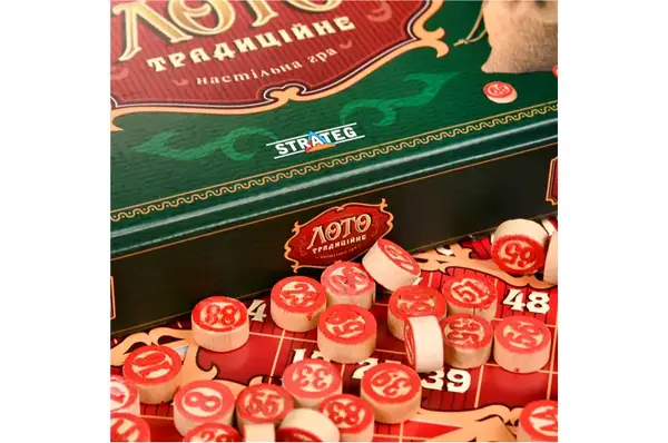 Настільна гра 30488 Лото традиційне STRATEG купити недорого в Україні, фото 7