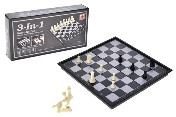 Шахи магнітні 3в1, в коробці QX53810 р.15,3*8*3см купити