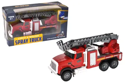 Машина інерційна YM-9921B "Пожежна" озвучена, зі світлом, з парою, в коробці р.24x9,5x13 см YG Toys купити