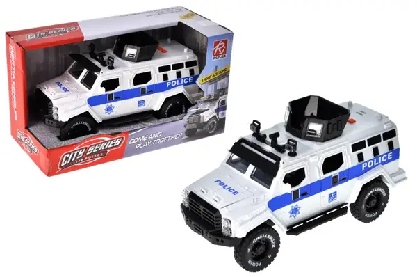 Машина поліція RJ9808A інерційна, озвучена, зі світлом, в коробці YG Toys купити