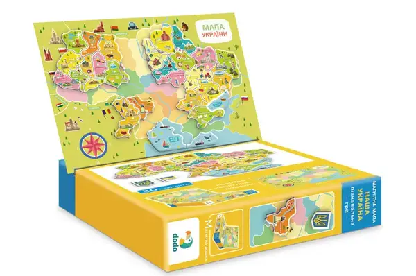 Магнітна гра 200268 "Мапа Наша Україна" DoDo купити недорого в Україні, фото 6