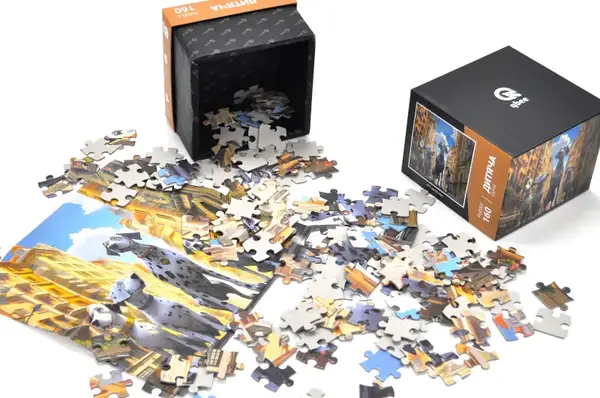 Пазли - 160 елм. - QB500-005 "Чотири далматинці" qbee купити недорого в Україні, фото 3