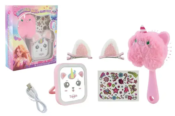 Аксесуари для дівчат T071 гребінець, дзеркало, аксесуари коробка р.30x5x20 см купити