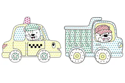 Водна розмальовка WB003 "Веселі машинки" IDEYKA купити