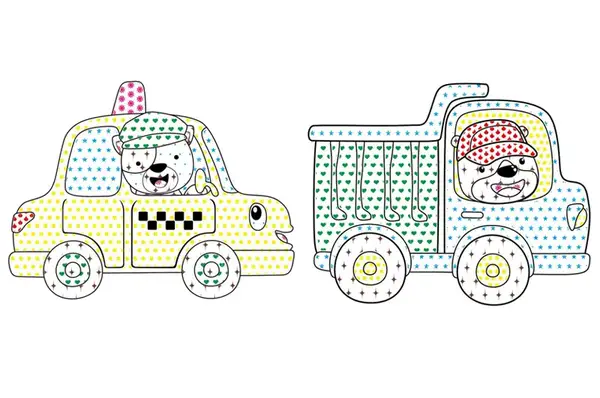 Водна розмальовка WB003 "Веселі машинки" IDEYKA купити недорого в Україні, фото 2