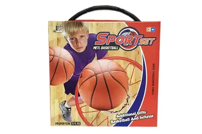 Набір для гри у баскетбол, YC856H-1A кільце, м'яч, насос купити