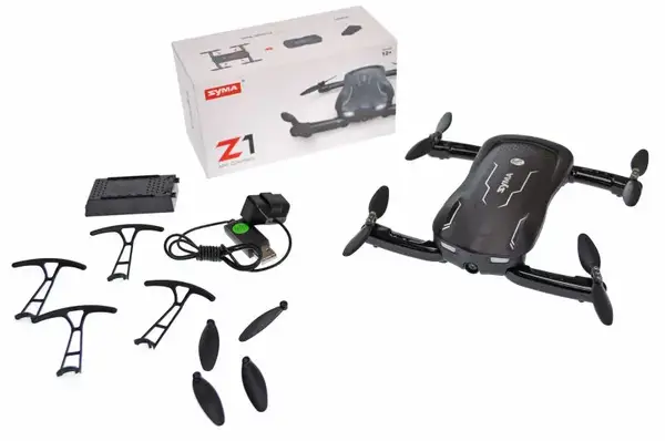 Квадрокоптер на радіокеруванні з телефону через WiFi, з камерою в коробці Z1 р.15,8*8,3*7см купити