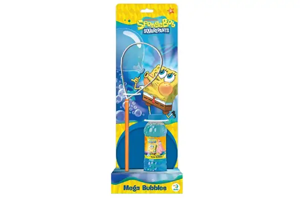 Бульбашки мильні "Mega Bubbles з тарілкою. Sponge Bob" 200636 Об’єм 450 мл DoDo купити недорого в Україні, фото 3