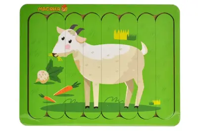 Пазл-вкладка, серія свійські тварини "Коза" купити