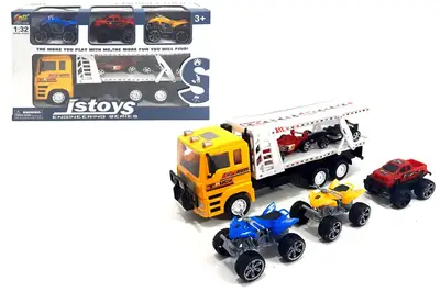 Автовоз інерційний з машинками в коробці JS898-50C р.35*11*22,5см купити