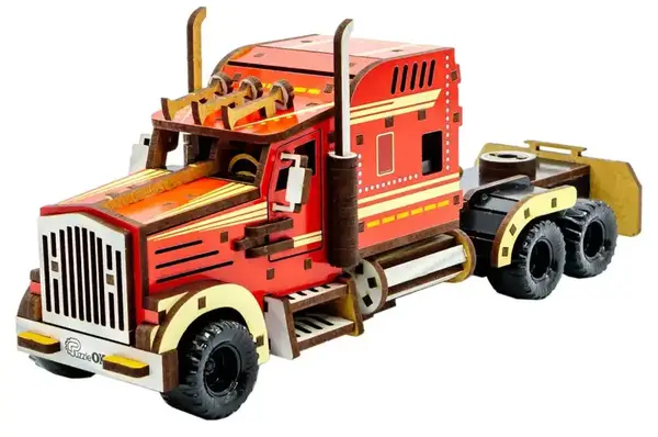 Конструктор Puz-00952 "Wood Truck", дерев'яний PuzzleOk купити недорого в Україні, фото 3