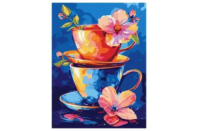 Набір для розпису по номерах 30x40 см KHO5123 "Таємниця чаювання" Ideyka купити