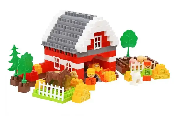 Конструктор блочний 0327 “Ферма” 160 дет. в коробці ТЕХНОК купити недорого в Україні, фото 5