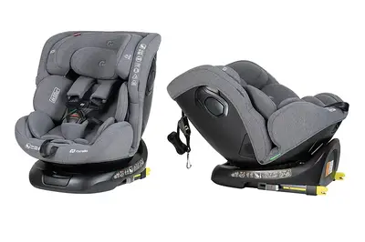 Автокрісло CRL-15802 Asteroid Seashell Grey i-Size 40-150см ISOFIX, поворот, якір CARRELL купити