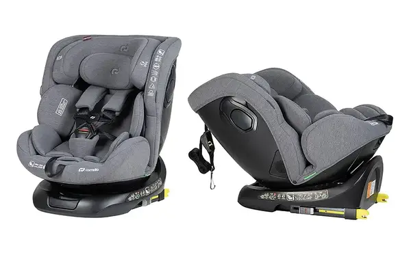 Автокрісло CRL-15802 Asteroid Seashell Grey i-Size 40-150см ISOFIX, поворот, якір CARRELL купити