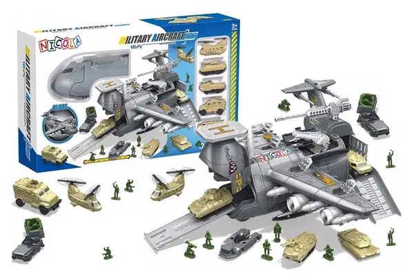 Літак військовий з набором в коробці P936-A р.48,1*28,7*9,6см купити