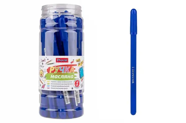 Ручка 1Вересня кульк/масло "Amazik" 0,7 мм синя 412097 купити