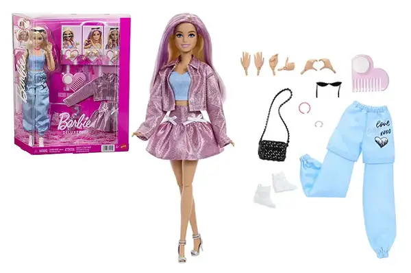 Ігровий набір JNC61 із лялькою Barbie “Позуй стильно” серії “Deluxe Style” BARBIE FASHION AND BEAUTY купити